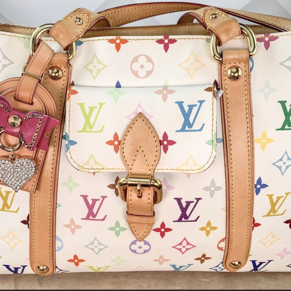 SOLD Louis Vuitton Aurelia MM White Monogram - Picture 10 of 14